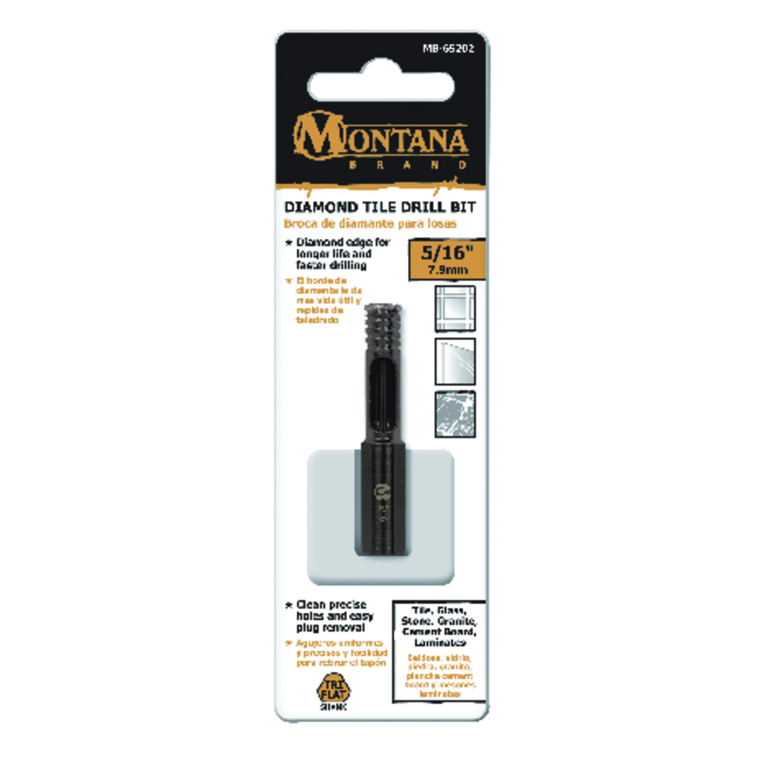 Montana Brand 5/16 in. Alloy Steel Drill Bit 1 pc