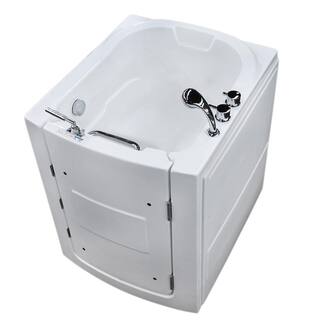 Universal Tubs HD Series 38 in. Right Swinging Door Walk-In Soaking Bath Tub with Right Swinging Door in White HD3238RWS