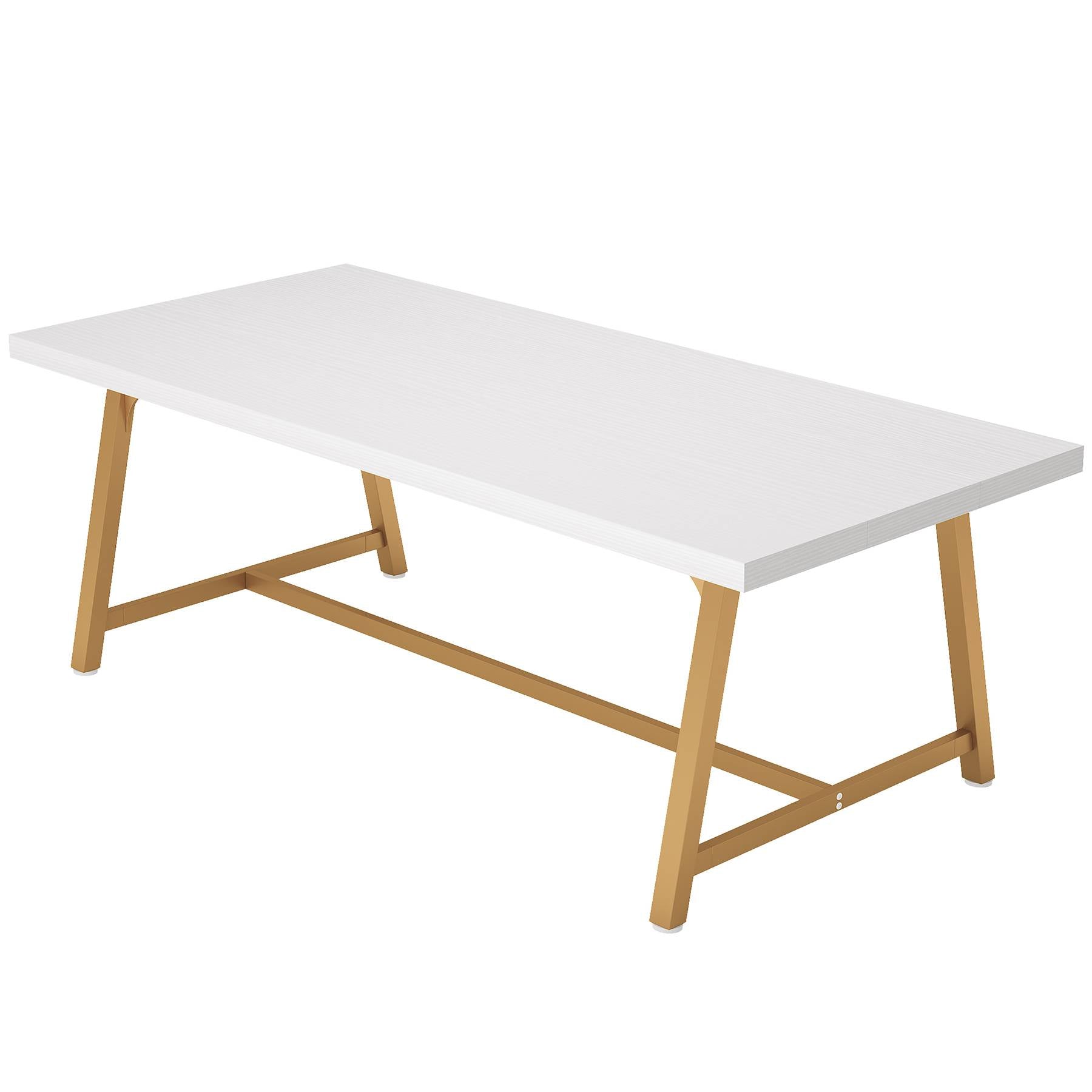 Dining Table for 8 People, 70.87 Rectangular Wood Kitchen Table