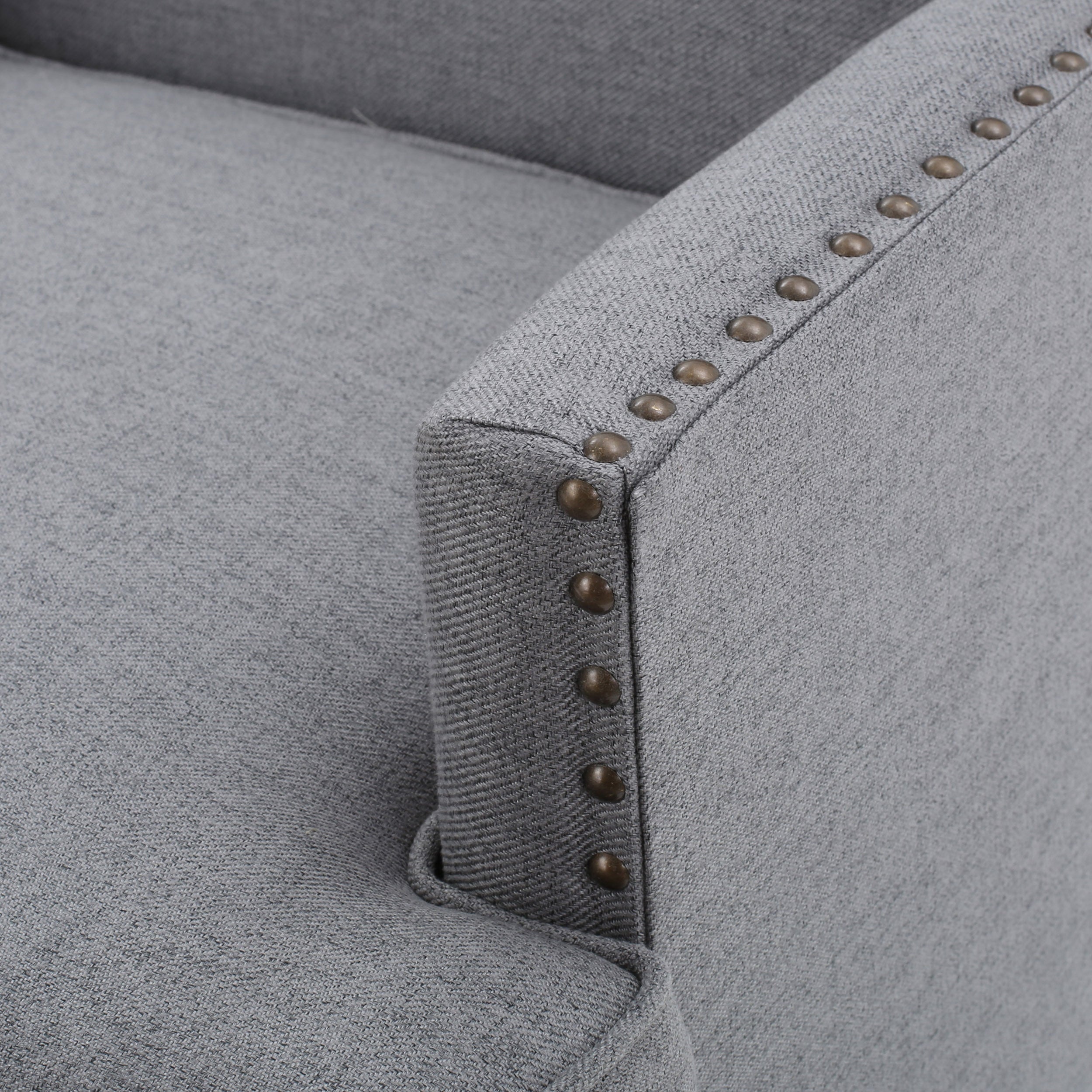 Talette Studded Modern Club Arm Chair