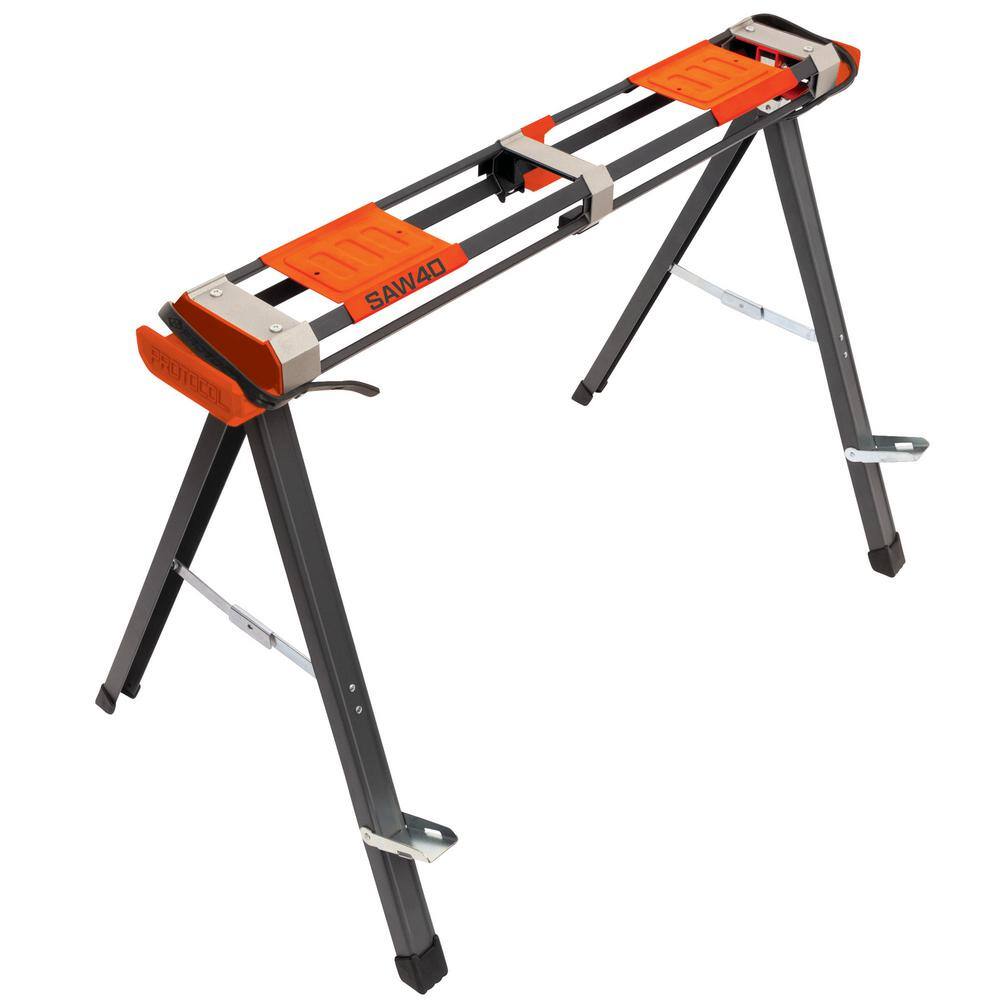 PROTOCOL 29 in. x 40 in. Lightweight Aluminum Sawhorse with 1000 lbs. Capacity SAW40