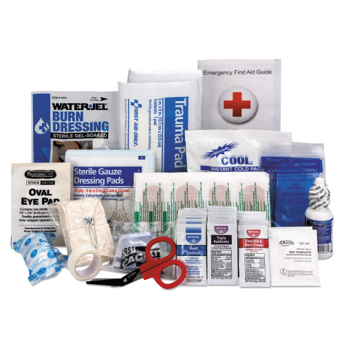 First Aid Only ANSI 2015 Compliant First Aid Kit Refill， Class A， 25 People， 89 Pieces (90583)