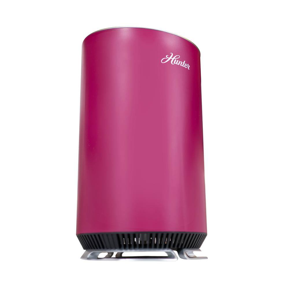 Hunter HP125 AirX EcoSilver HEPA Digital Air Purifier for Small Rooms Merlot HP125M