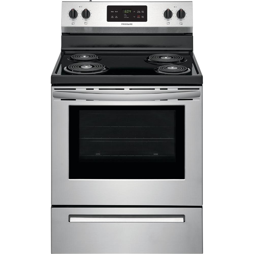 Frigidaire 30-inch Freestanding Electric Range with Self-Clean Oven CFEF3016VS