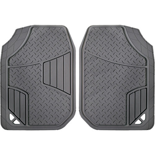 Remington Gray Floor Mats for Pickup Trucks， Jeeps， Vans， Cars - Universal Fit