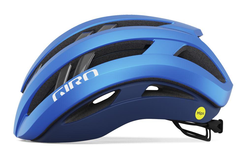 Giro Aries Spherical Road Helmet - Matt Ano Blue - 2023