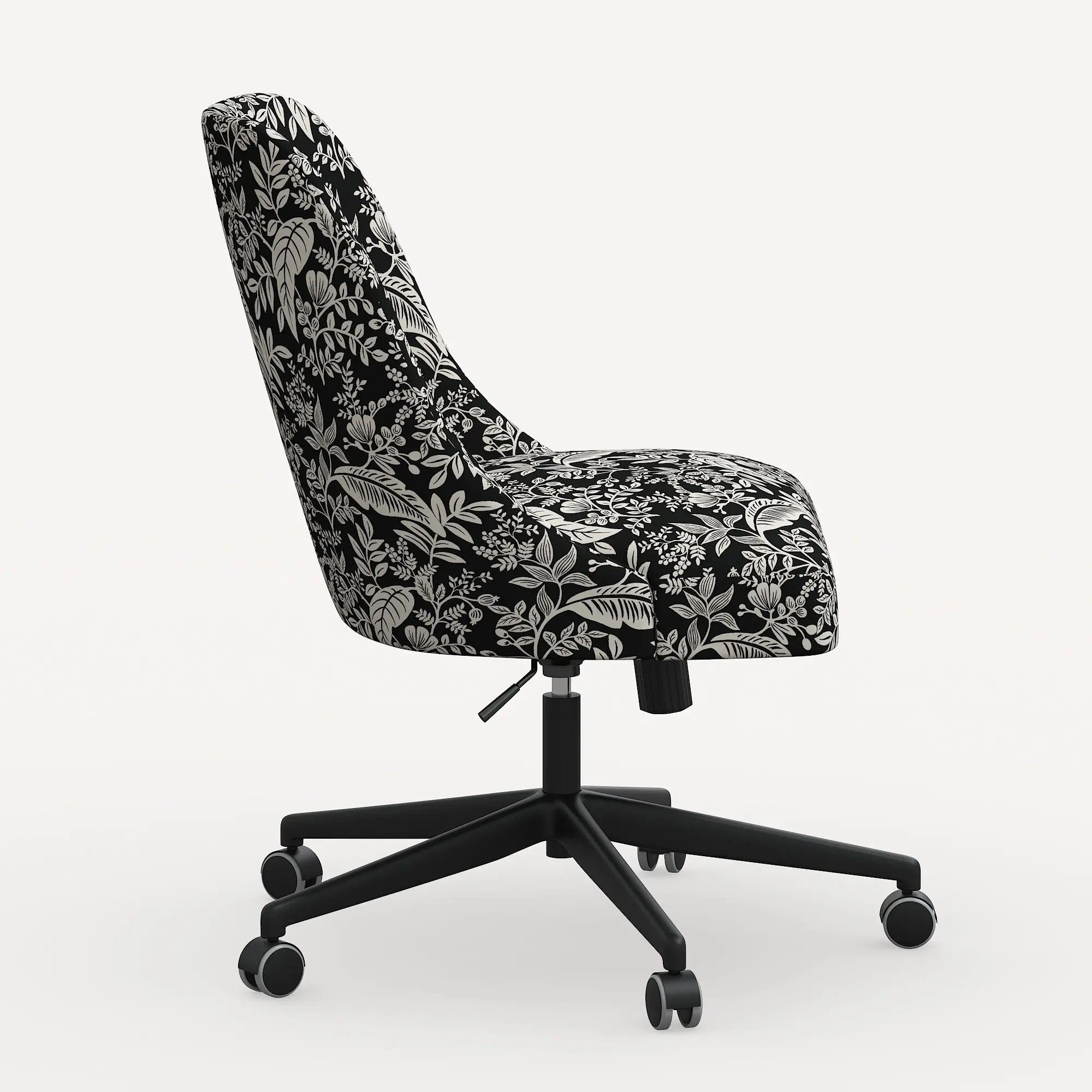 Rifle Paper Co. Oxford Canopy Black and Cream Office Chair