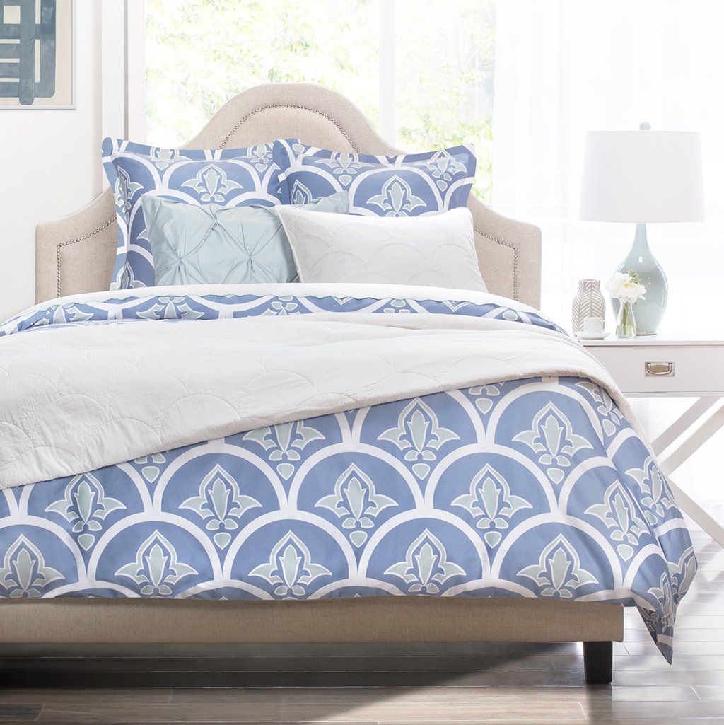 Blue Clementina Euro Sham