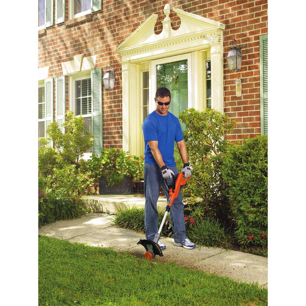 BLACK+DECKER 20V MAX Cordless Battery Powered 2-in-1 String Trimmer  Lawn Edger with 3-Pack of Trimmer Line LST3003ZP