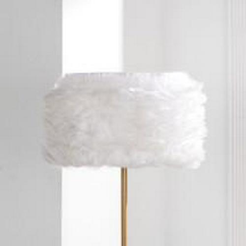 59 Fiona Feather Shaded Tri Leg Floor Lamp