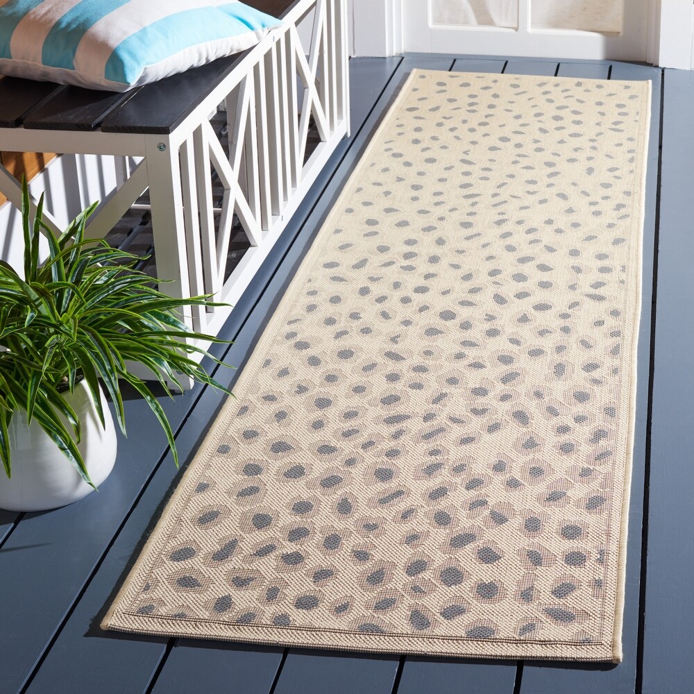 SAFAVIEH Courtyard Joye Indoor/ Outdoor Waterproof Patio Backyard Rug