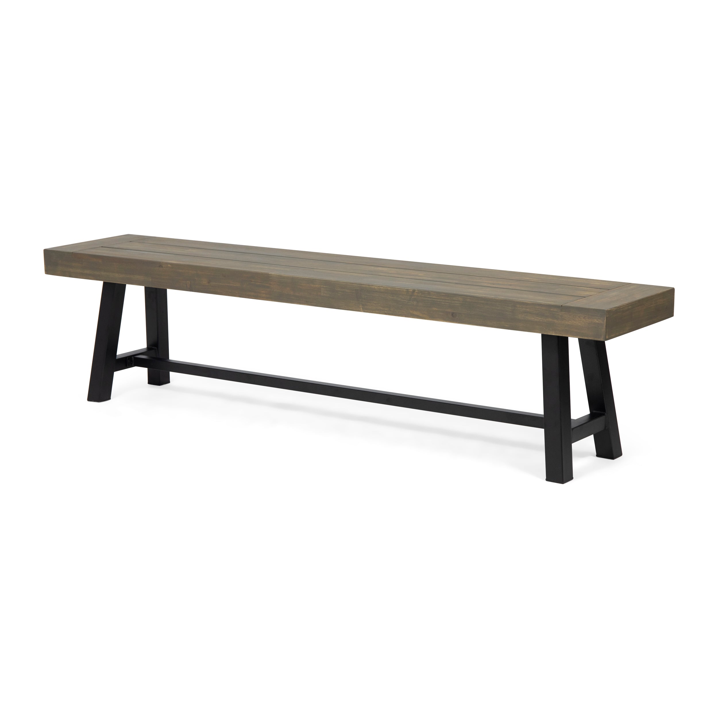 Marian Outdoor Acacia Wood Bench