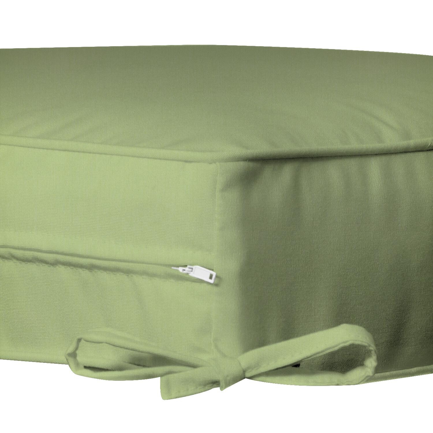 Sunbrella Canvas Parrot Large Outdoor Replacement Ottoman Cushion W/ Piping By Signature