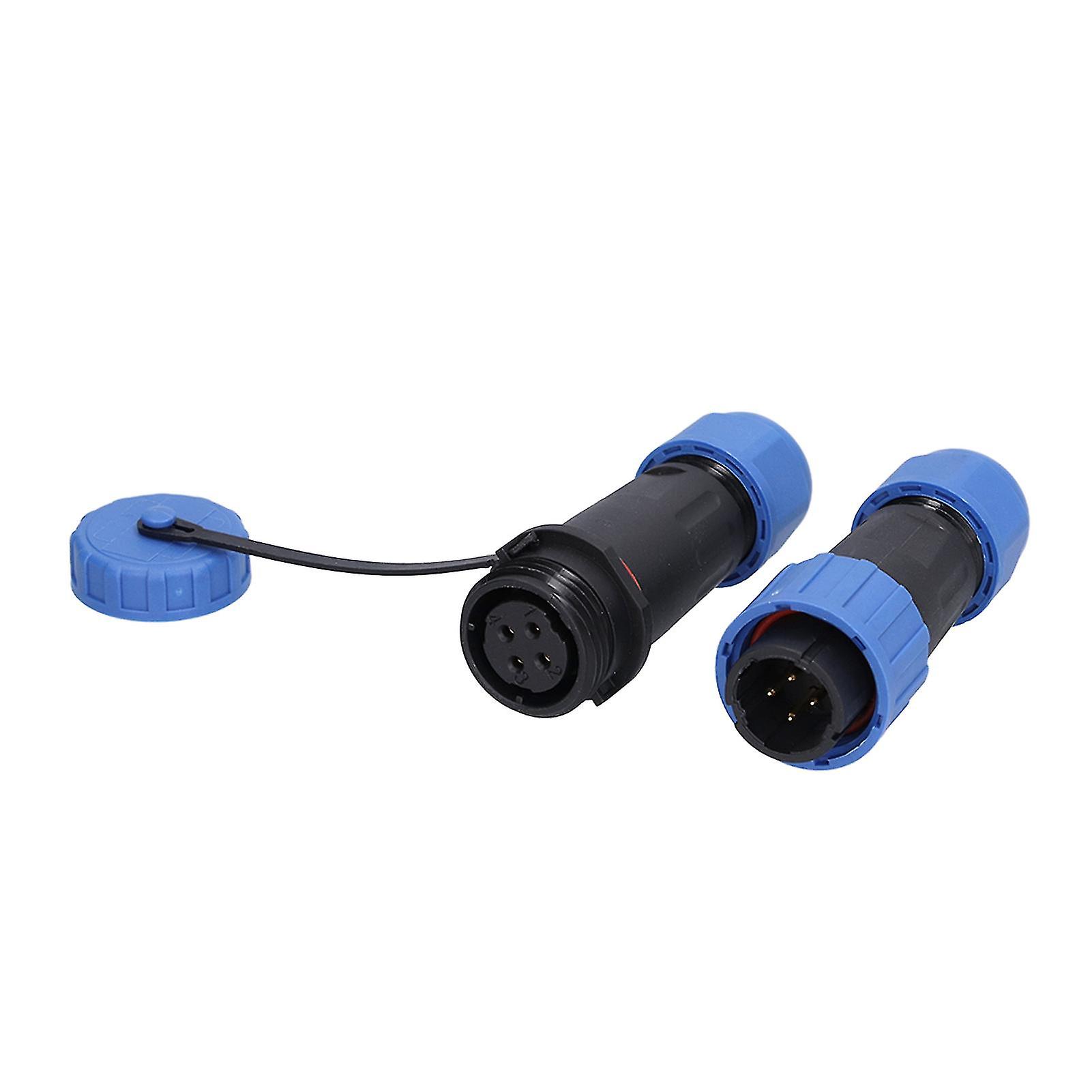 4 Pin Aviation Connector IP68 Waterproof Male and Female Aviation Connectors Plug Socket for Auto Electrical Industry