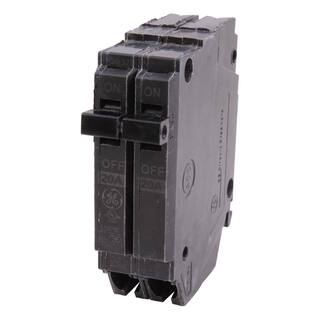 GE Q-Line 20 Amp 1 in. Double-Pole Circuit Breaker THQP220