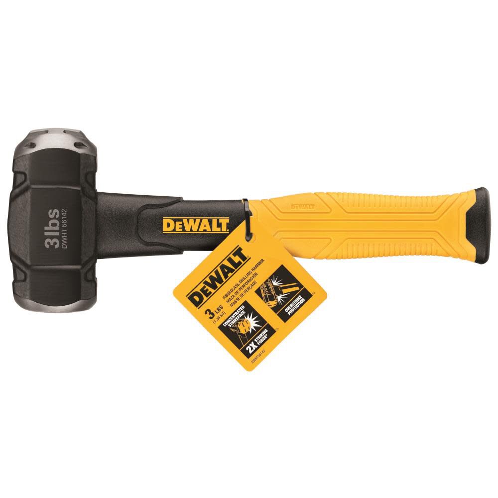 DW 3 lb. Fiberglass Drilling Hammer DWHT56142 from DW