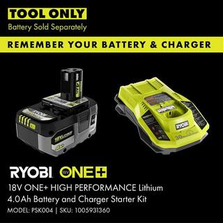 RYOBI ONE+ 18V Cordless 2-Tool Combo Kit with 7-14 in. Sliding Compound Miter Saw and AirStrike Brad Nailer (Tools Only) PBT01B-P321