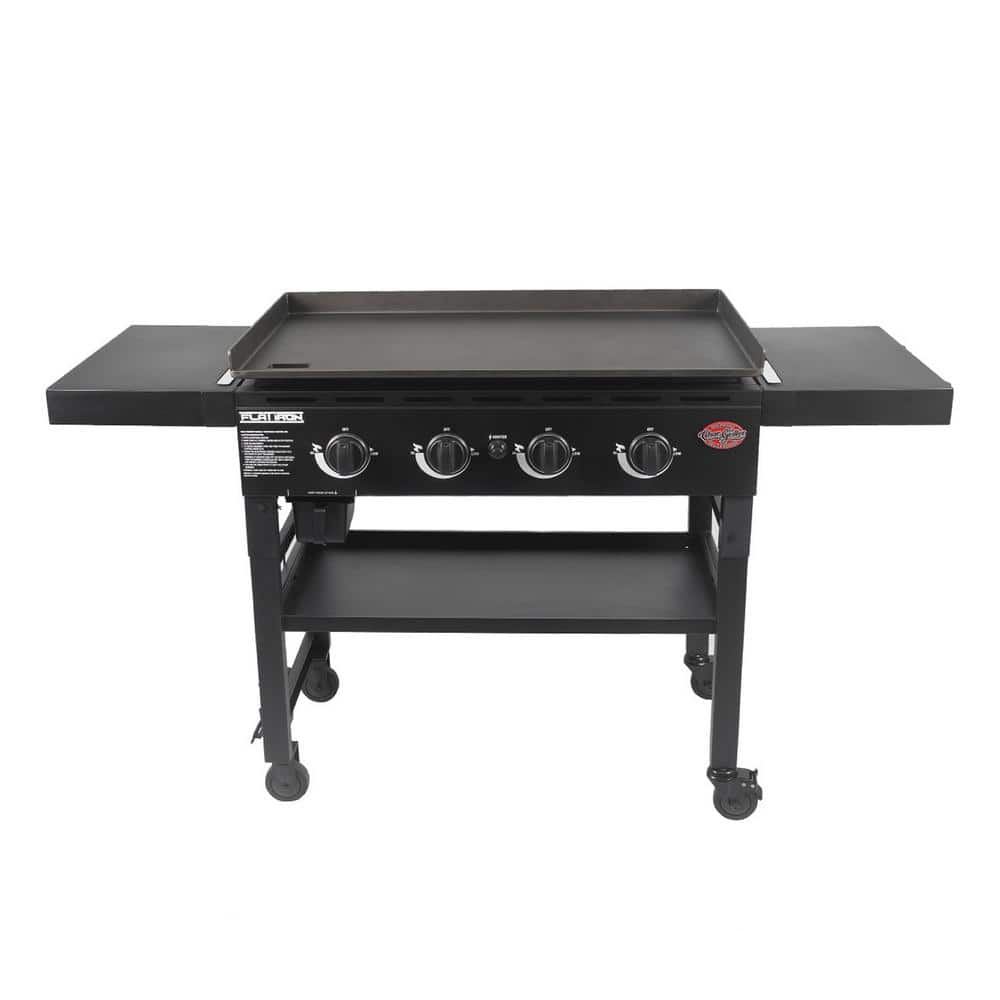 Char-Griller 4-Burner Propane Gas Griddle in Black 8936