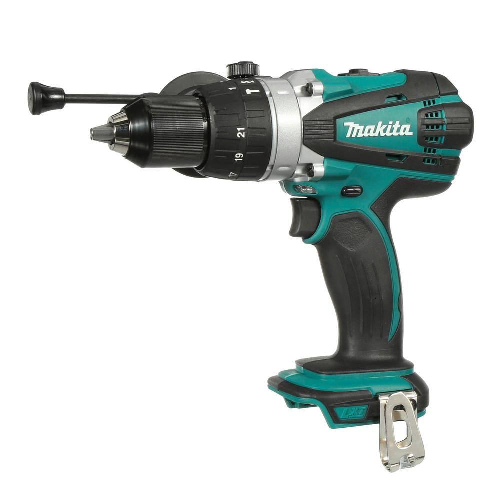 Makita 18V LXT Lithium-Ion 12 in. Cordless Hammer DriverDrill (Tool-Only) XPH03Z