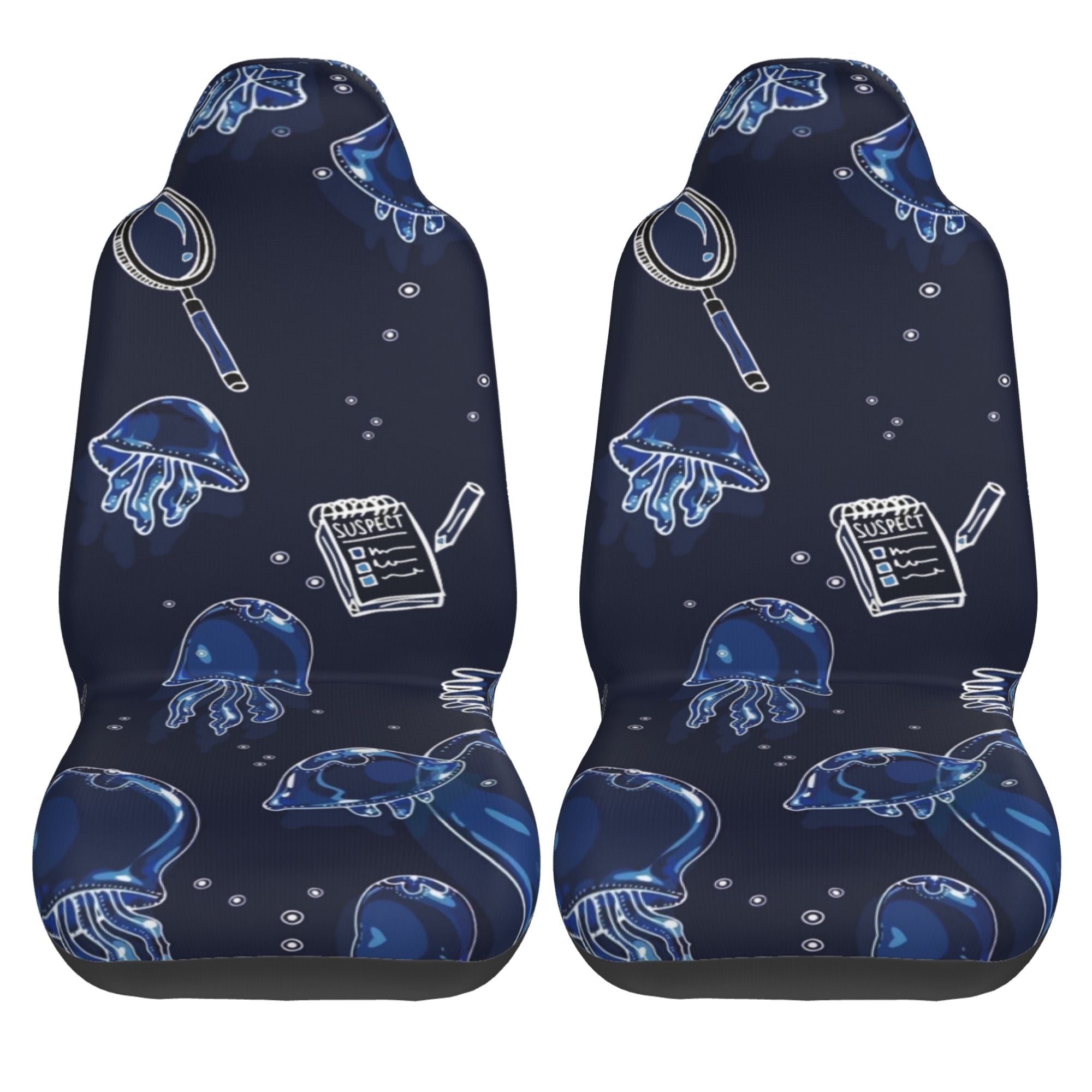 ZICANCN Car Seat Cover Jellyfish Sketch Car Front Seat Covers Protectors ， Automotive Seat Covers for Cars Trucks Suv