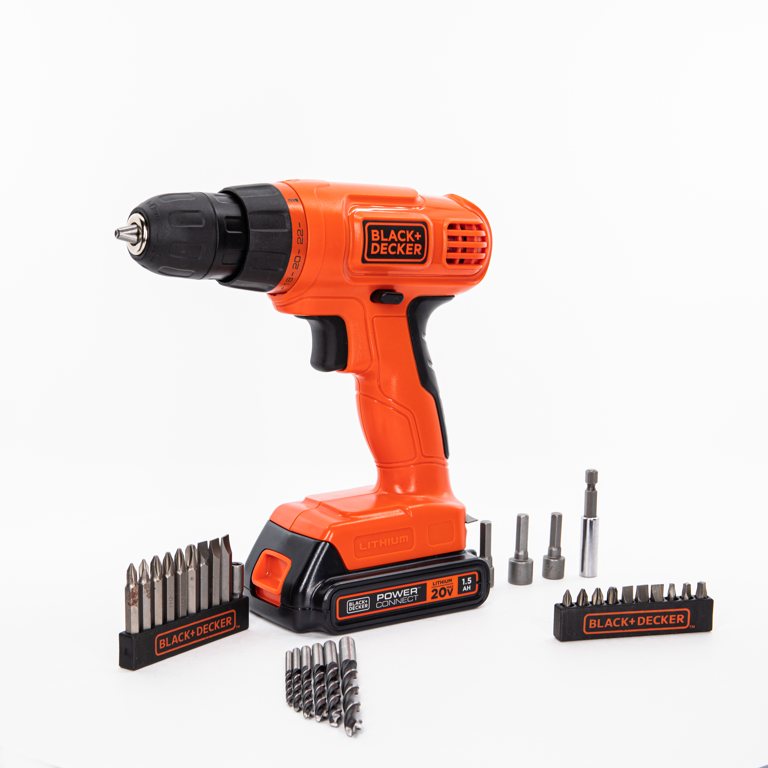 20V MAX* POWERCONNECT™ Cordless Drill/Driver + 30 Pc. Kit