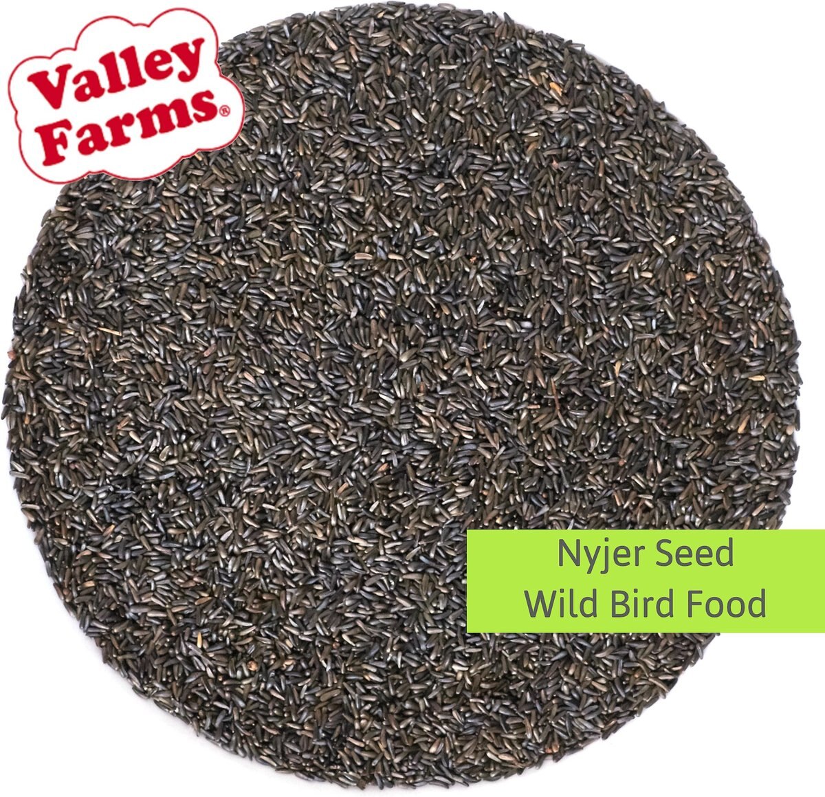 Valley Farms Nyjer Seed Wild Bird Food， 15-lb bag