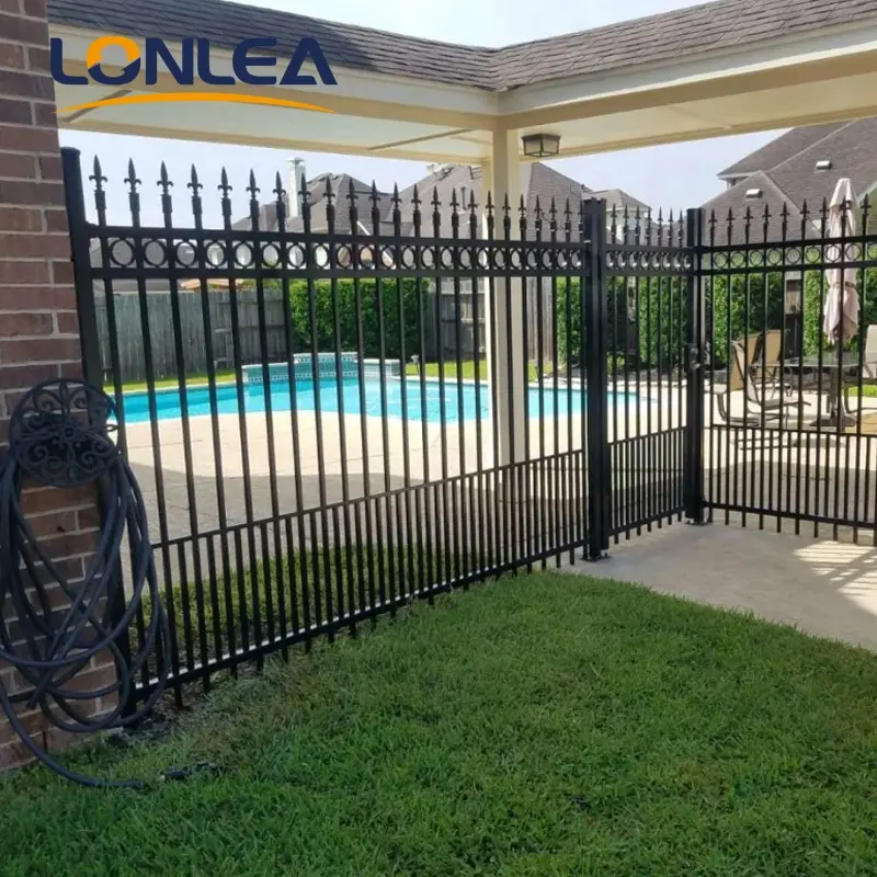 Modern Design Outdoor Fence Pool Waterproof Corrosion Resistant fence