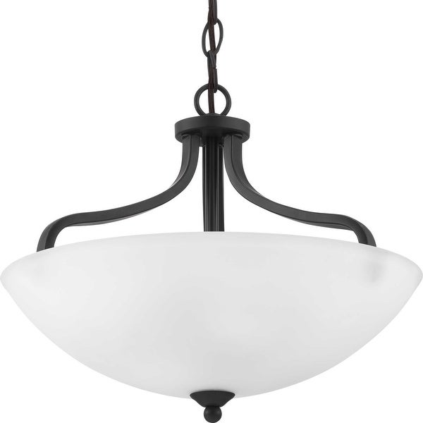 Progress Lighting Laird 3 Light 16 Wide Semi-Flush Bowl Ceiling