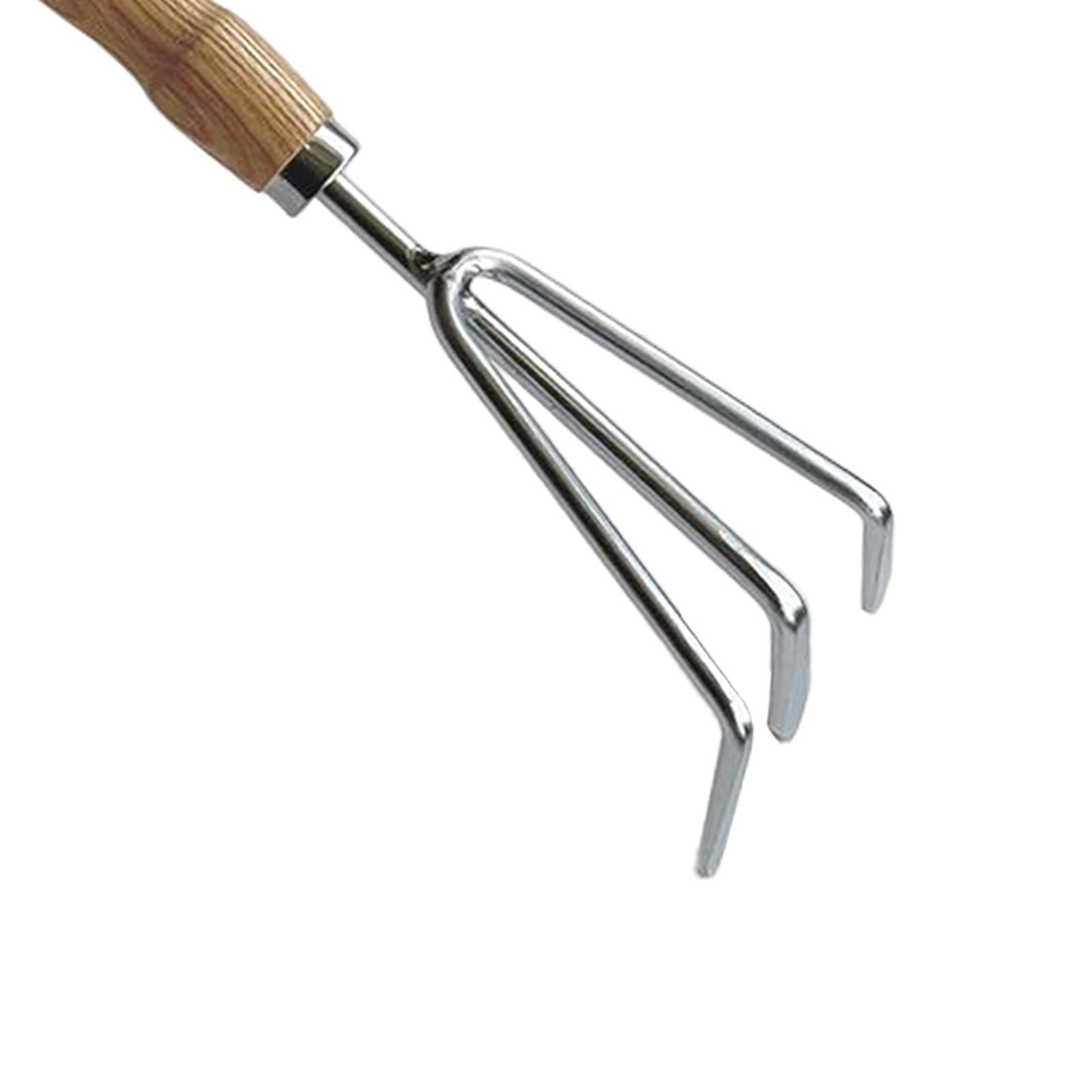 Mini Gardening Tool Hand Tools Claw Rake with Non Slip Handle Multi Use Tilling Portable Digging Tool for Gardening Outdoor Loosening Soil Gardening rake