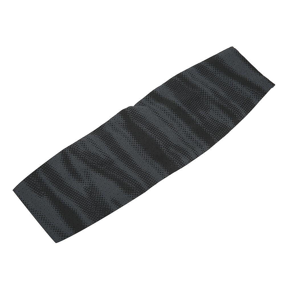 Polyester Yoga Hair Band Sweat Absorption Quick Drying Outdoor Sports Fitness Headband For Running Dancingdark Gray