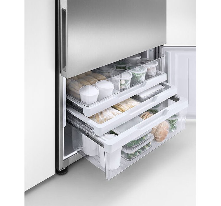 Fisher and Paykel Series 5 17.5 Cu. Ft. Stainless Steel Right-Hinge Freestanding Refrigerator Freezer