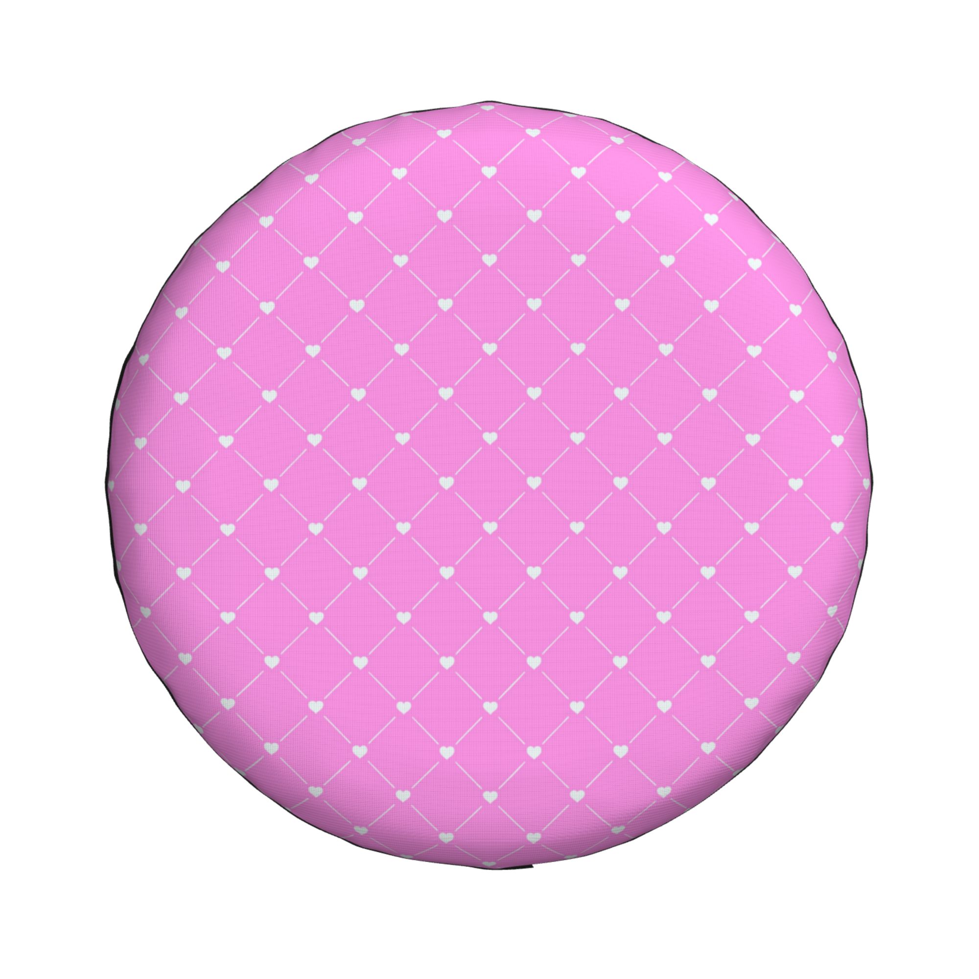 XMXY Pink Decorative Texture Spare Tire Cover，Universal Waterproof Cover for Jeep RV Tire Wheel Protection 14 inch