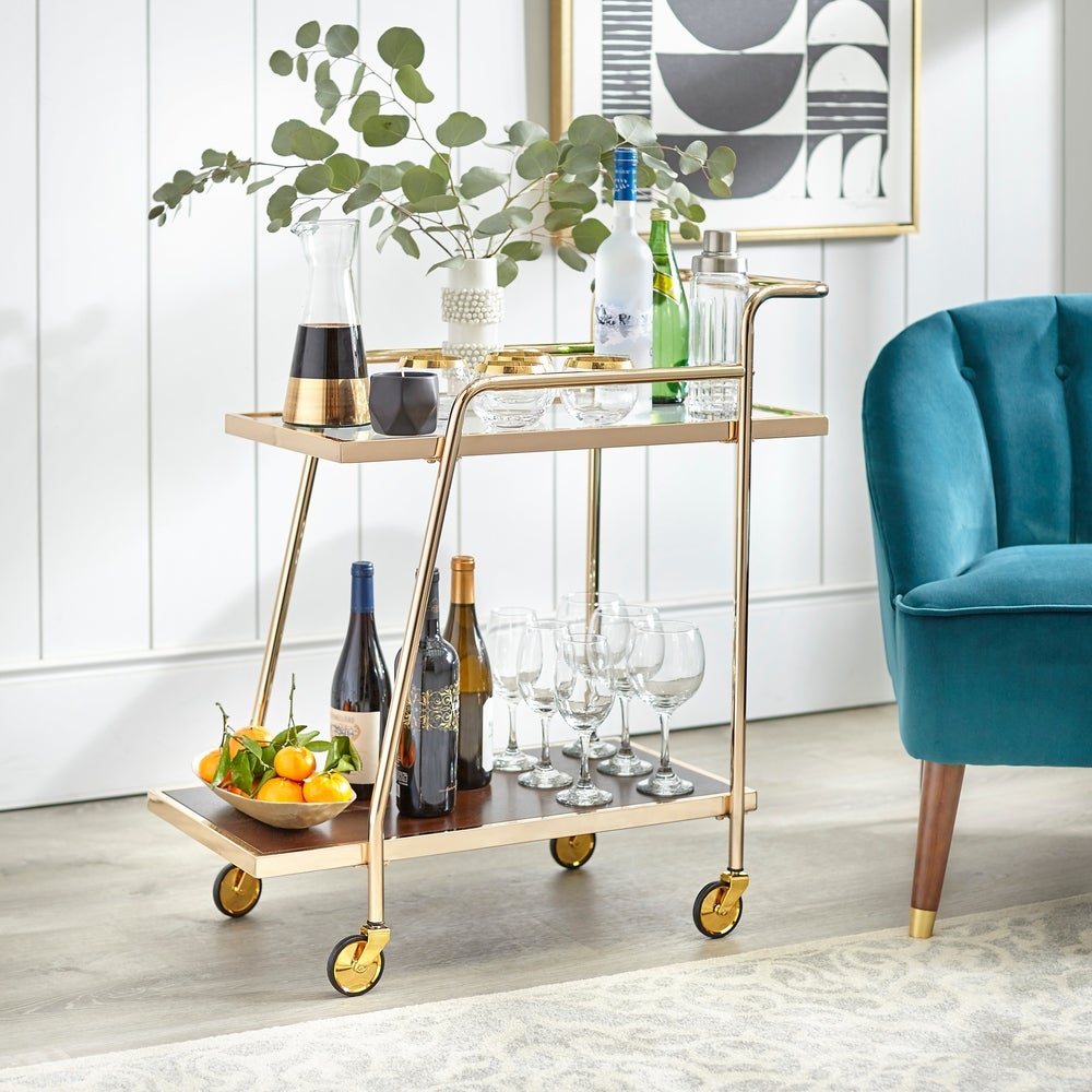 angelo:HOME Bar Cart - Dorset (gold)