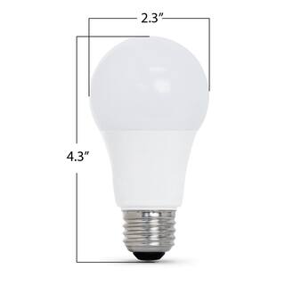 Feit Electric 60-Watt Equivalent A19 Dimmable CEC Title 20 Compliant ENERGY STAR 90+ CRI LED Light Bulb 2700K Soft White (24-Pack) OM60DM927CA46