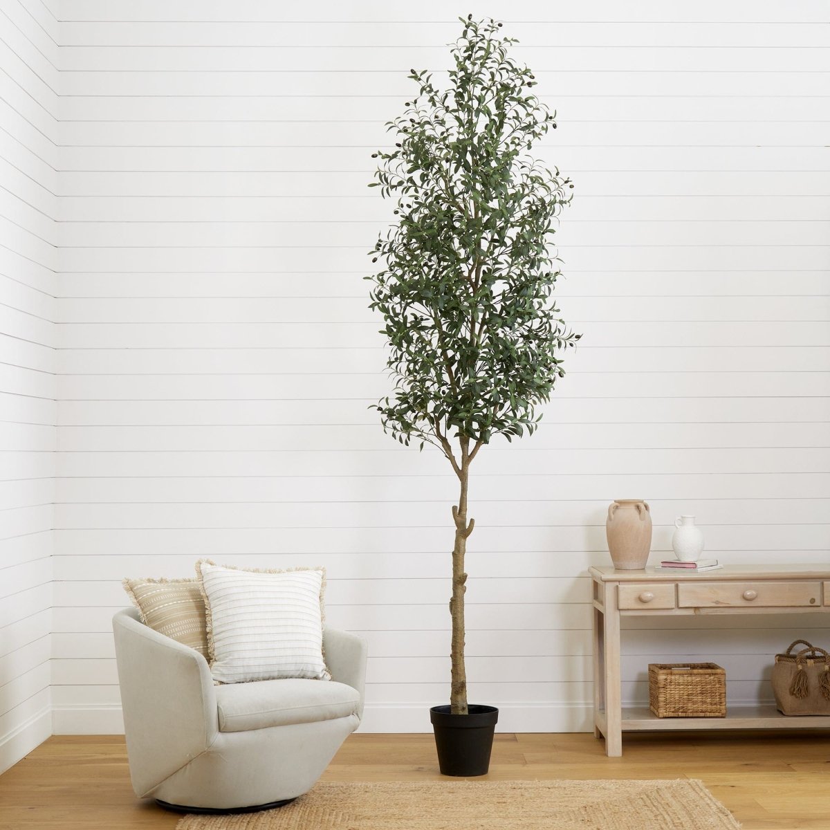 10' Faux Olive Tree | Mediterranean-Inspired Decor – Ed's Plant Shop