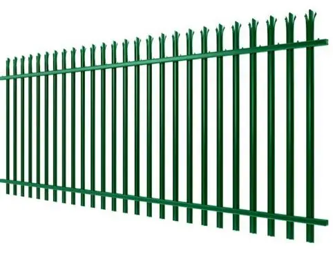 High quality low price European style Guardrail Palisade European Style PVC Coated Metal Palisade Fence Panels for Road for sale