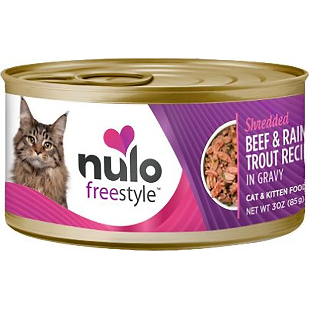 Nulo Freestyle Beef and Rainbow Trout Wet Canned Cat Food