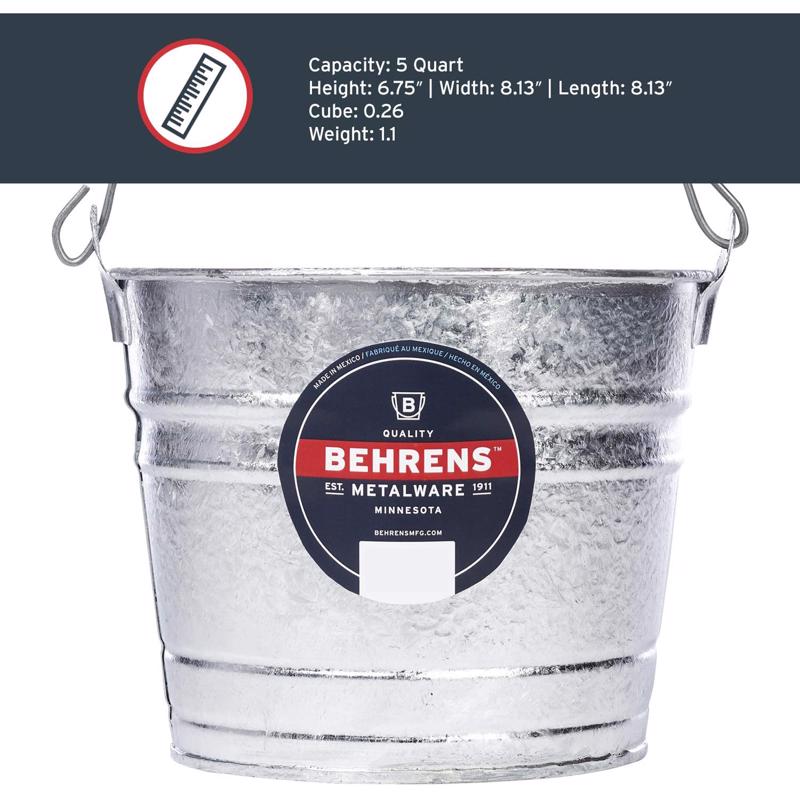 HOT DIPPED PAIL 5QT