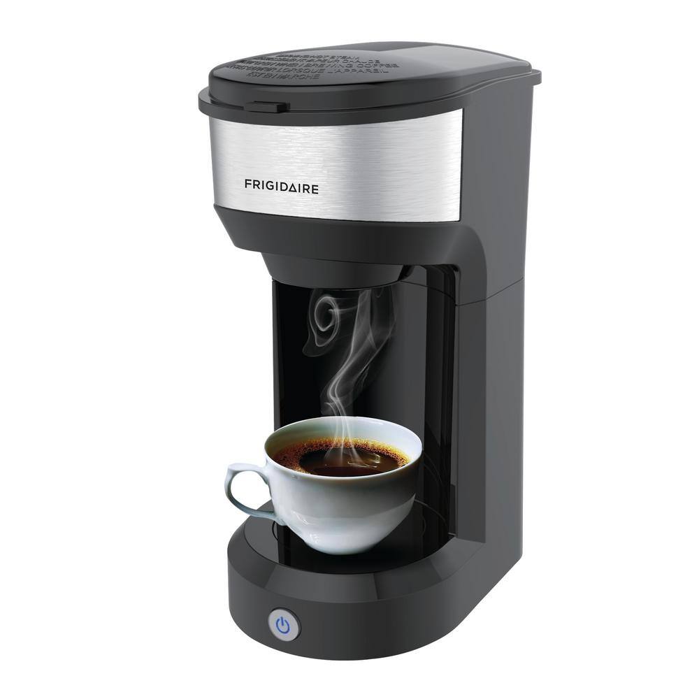 Frigidaire 1-Cup Drip or K Cup Compatible Coffee Maker with Fast Brew Technology ECMK103