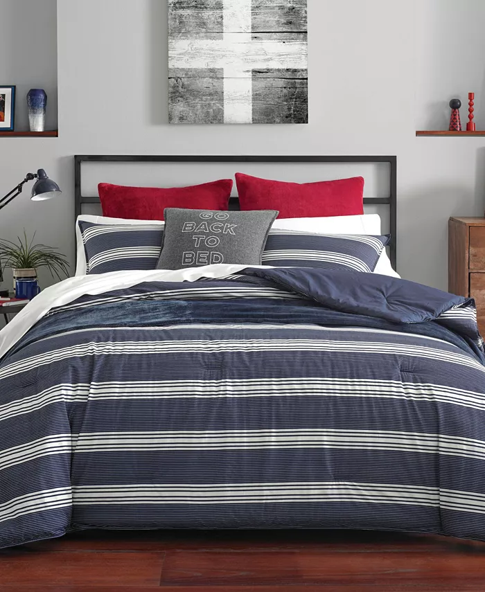 Nautica Craver Reversible 2-Piece Duvet Cover Set， Twin