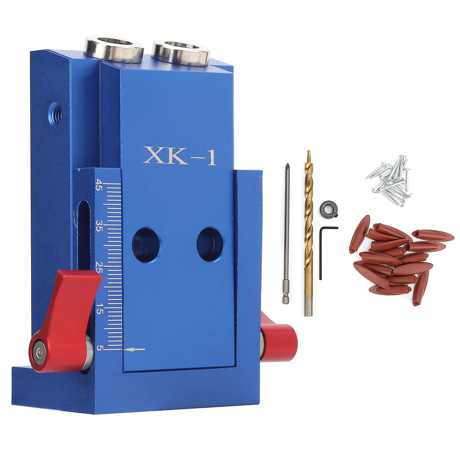 Inclined Hole Locator Positioner 15 Degree Xk1 Positioning Tools Kit For Woodworking Punching