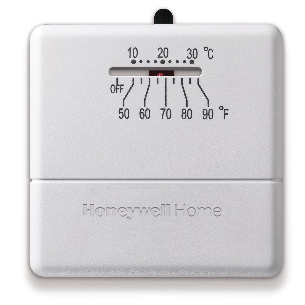 Honeywell Home Economy Non-Programmable Thermostat with Microvolt 1H Single Stage Heating CT33A