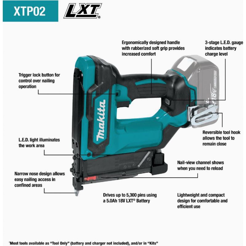 Makita 18V Cordless Pin Nailer