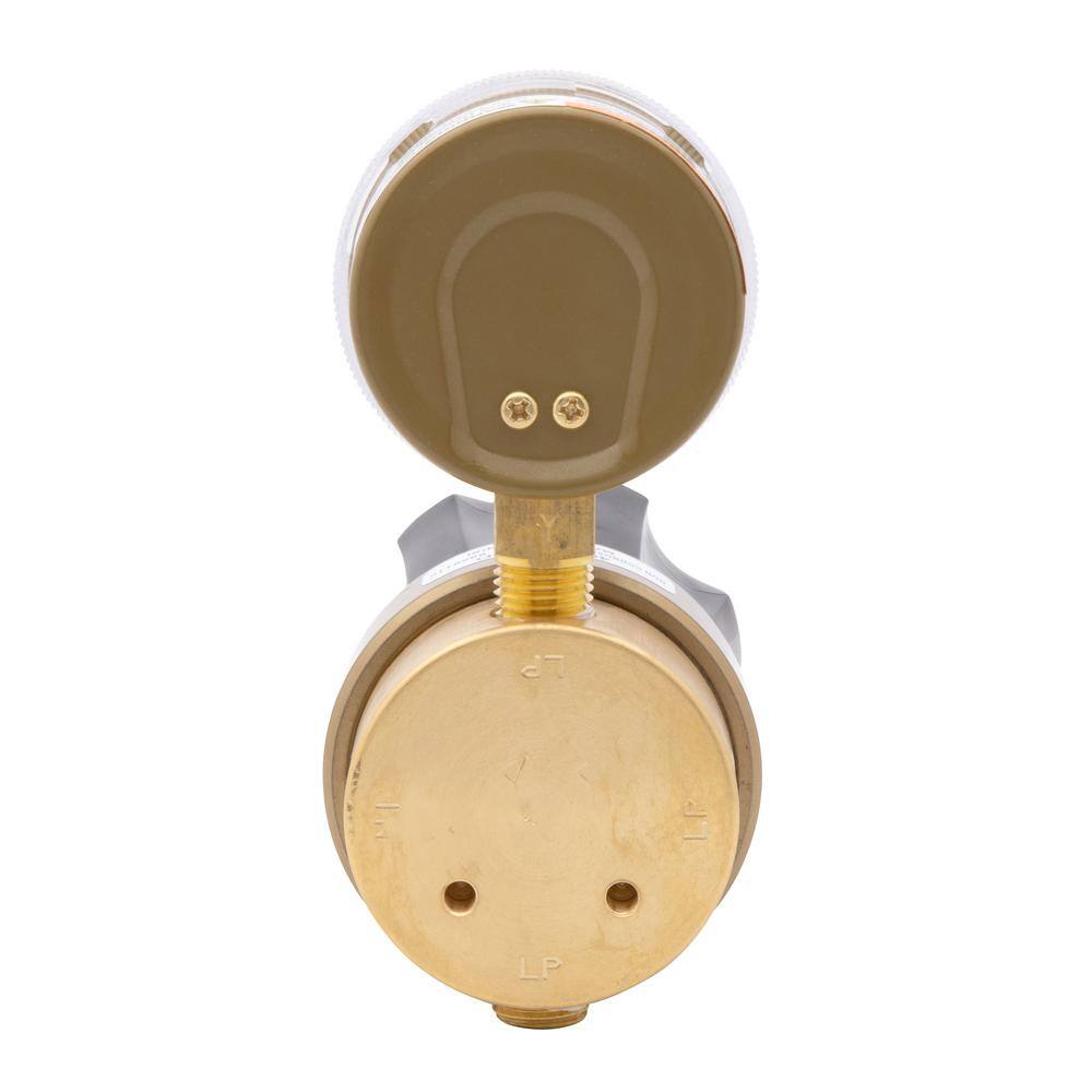 Harris 14 in. Model 403 General Purpose Brass Nitrogen Argon Carbon Dioxide Line Regulator 0-125 PSIG 403125000D