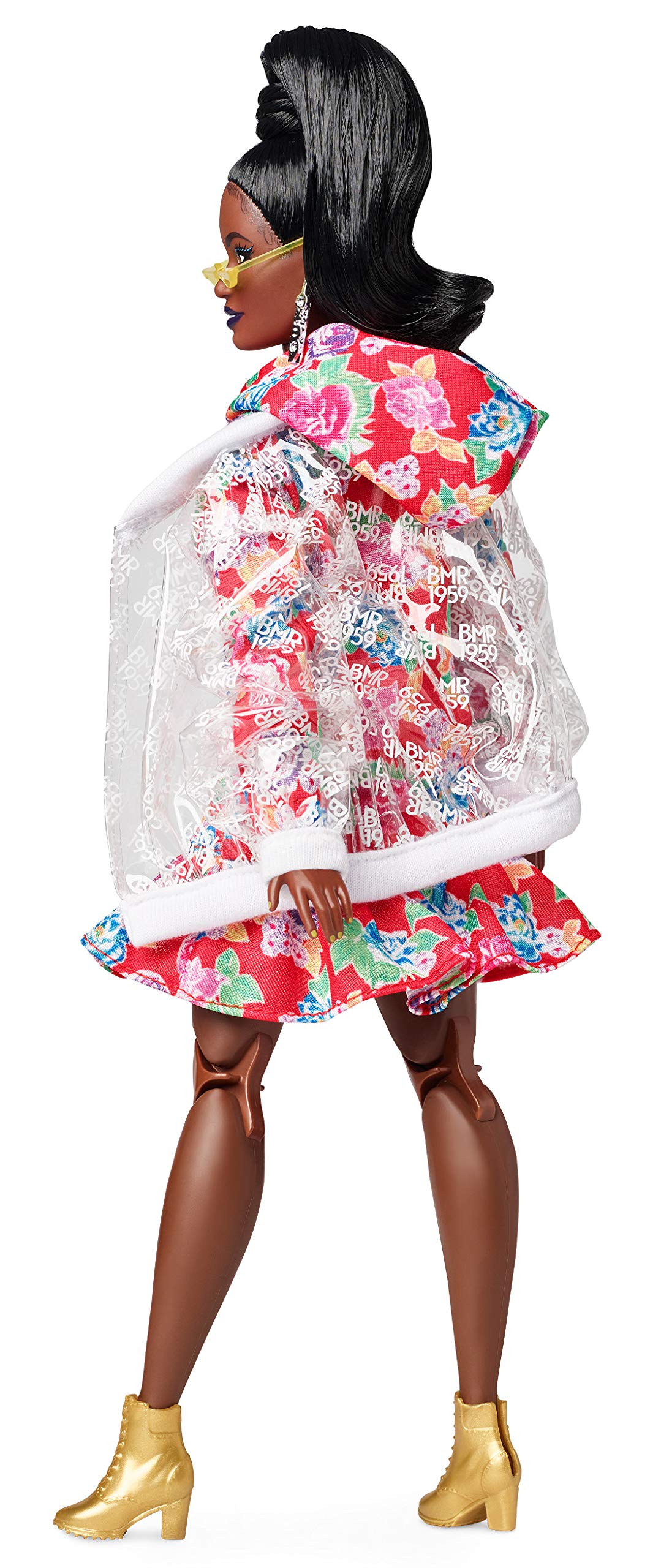 Barbie Bmr1959 - Clear Vinyl Bomber Jacket & Floral Hoodie Dress