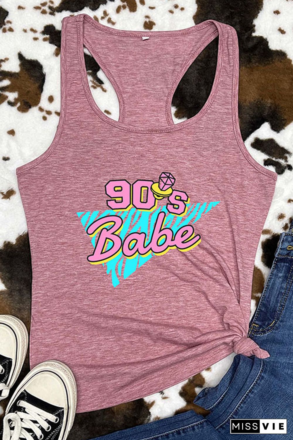 90's Babe Retro Style Tank Top Wholesale