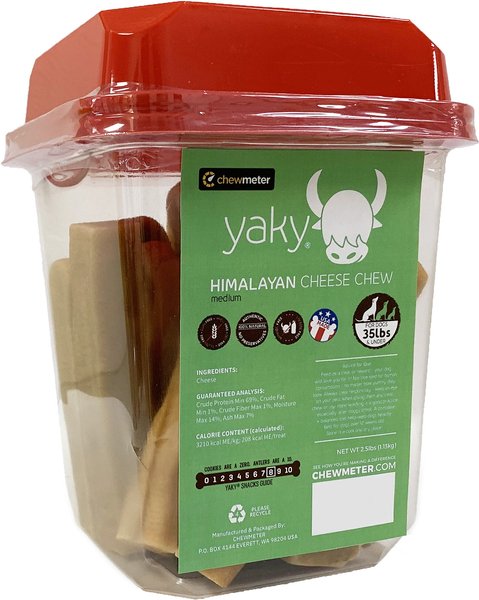 chewmeter Yaky Himalayan Cheese Chew Dog Treats