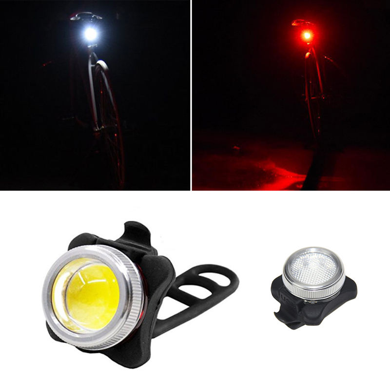 2 lighting model Zoomable red white LED bicycle lamp USB rechargeable Rear bike accessories light Cycling Signal equipment Lamp