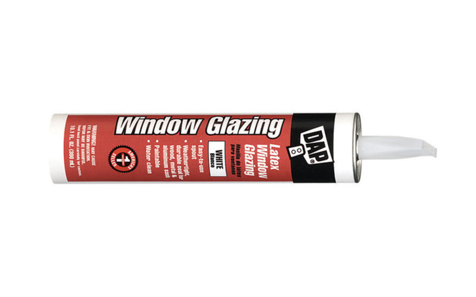 GLAZING CAULK WHT10.1OZ