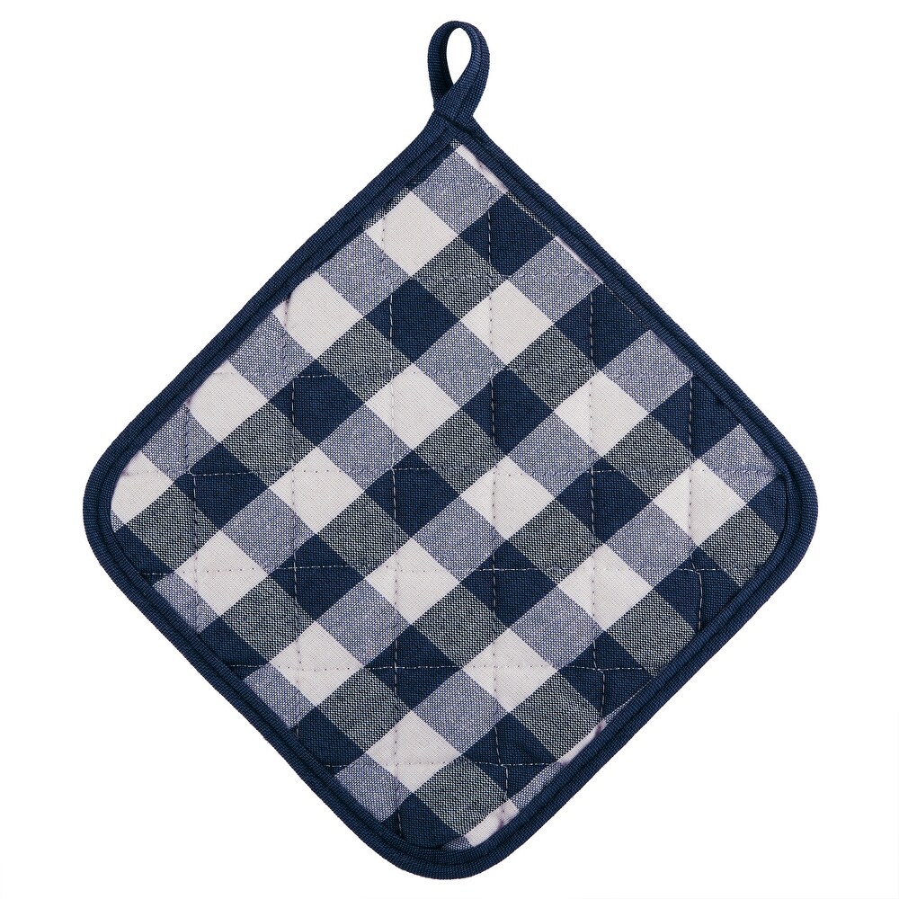 Buffalo Check Pot Holder   Set of Two   8x8